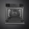 Smeg SO6104APB3 Linea 60cm Built-In Omnichef Single Oven with Steam + Microwave, Black
