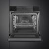 Smeg SO6104APB3 Linea 60cm Built-In Omnichef Single Oven with Steam + Microwave, Black