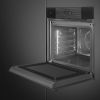 Smeg SO6104APB3 Linea 60cm Built-In Omnichef Single Oven with Steam + Microwave, Black