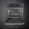 Smeg SO6104APG Linea 60cm Built-In Omnichef Single Oven with Steam + Microwave, Neptune Grey