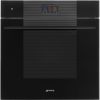 Smeg SO6104M2PB3 Linea 60cm Built-In SpeedwaveXL Single Combi Microwave Oven, Black