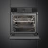 Smeg SO6104M2PB3 Linea 60cm Built-In SpeedwaveXL Single Combi Microwave Oven, Black
