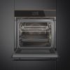 Smeg SO6604M2PNR Dolce Stil Novo 60cm Built-In SpeedwaveXL Single Combi Microwave Oven, Black - Copper Trim