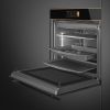 Smeg SO6606WAPNR Dolce Stil Novo 60cm Built-In Omnichef Single Oven with Steam & Microwave Functions, Black - Copper Trim