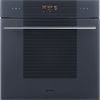 Smeg SOP6102S2PG Linea 60cm Built-In SteamOne Single Oven, Neptune Grey A+ Rated