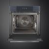 Smeg SOP6102S2PG Linea 60cm Built-In SteamOne Single Oven, Neptune Grey A+ Rated