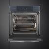 Smeg SOP6102S2PG Linea 60cm Built-In SteamOne Single Oven, Neptune Grey A+ Rated