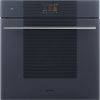 Smeg SOP6104TPG Linea 60cm Built-In Traditional pyro Single Oven, Neptune Grey A+ Rated