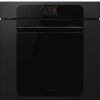 Smeg SOP6204S2PBI Musa 60cm Built-In SteamOne Pyrolytic Single Oven, Black A+ Rated