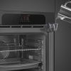 Smeg SOP6204S2PBI Musa 60cm Built-In SteamOne Pyrolytic Single Oven, Black A+ Rated