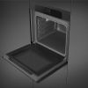 Smeg SOP6204S2PBI Musa 60cm Built-In SteamOne Pyrolytic Single Oven, Black A+ Rated
