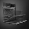 Smeg SOP6204S2PBI Musa 60cm Built-In SteamOne Pyrolytic Single Oven, Black A+ Rated