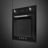 Smeg SOP6900TN Victoria 60cm Built-In Traditional pyro Single Oven, Black A Rated