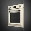 Smeg SOP6900TP Victoria 60cm Built-In Traditional pyro Single Oven, Cream A Rated