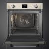 Smeg SOP6900TP Victoria 60cm Built-In Traditional pyro Single Oven, Cream A Rated