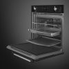 Smeg SOP6902S2PN Victoria 60cm Built-In SteamOne Single Oven with Pyrolytic Cleaning, Black A+ Rated
