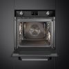 Smeg SOP6902S2PN Victoria 60cm Built-In SteamOne Single Oven with Pyrolytic Cleaning, Black A+ Rated