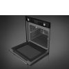 Smeg SOP6902S2PN Victoria 60cm Built-In SteamOne Single Oven with Pyrolytic Cleaning, Black A+ Rated