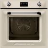 Smeg SOP6902S2PP Victoria 60cm Built-In SteamOne Single Oven with Pyrolytic Cleaning, Cream A+ Rated