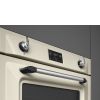 Smeg SOP6902S2PP Victoria 60cm Built-In SteamOne Single Oven with Pyrolytic Cleaning, Cream A+ Rated
