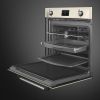 Smeg SOP6902S2PP Victoria 60cm Built-In SteamOne Single Oven with Pyrolytic Cleaning, Cream A+ Rated