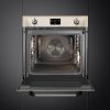 Smeg SOP6902S2PP Victoria 60cm Built-In SteamOne Single Oven with Pyrolytic Cleaning, Cream A+ Rated