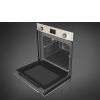 Smeg SOP6902S2PP Victoria 60cm Built-In SteamOne Single Oven with Pyrolytic Cleaning, Cream A+ Rated
