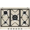 Smeg SR975PGH 69cm Victoria 5 Burner Gas Hob in Cream
