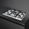Smeg SR975XGH 69cm Victoria 5 Burner Gas Hob - Stainless Steel