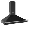 Stoves ST RICHMOND CHIM 90PYR BLK Richmond 90cm Black Pyramid Chimney Cooker Hood A+ Rated