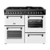 Stoves ST DX RCA RICH 110DF IWH Richmond Deluxe 110cm Dual Fuel Range Cooker in Icy White A Rated