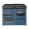Stoves ST DX RCA RICH 110DF TWB Richmond Deluxe 110cm Dual Fuel Range Cooker in Twilight Blue A Rated