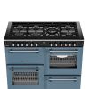 Stoves ST DX RCA RICH 110DF TWB Richmond Deluxe 110cm Dual Fuel Range Cooker in Twilight Blue A Rated