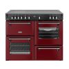 Stoves ST DX RCA RICH 110EI RTY GAR Richmond Deluxe 110cm Induction Range Cooker in Garnet Red