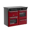 Stoves ST DX RCA RICH 110EI RTY GAR Richmond Deluxe 110cm Induction Range Cooker in Garnet Red