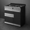 Smeg SY93-1 90cm Dual Fuel Range Cooker - Stainless Steel