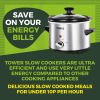 Tower T16020 1.5L Slow Cooker
