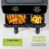 Tower T17099 Dual Drawer Air Fryer-Black