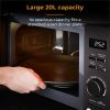Tower T24039BLK Freestanding Microwave