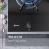 Neff T27PIQ4S0 Gas On Glass Hob