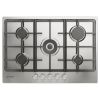 Indesit THP751WIXI1 75cm 5 Burner Gas Hob on Cast Iron Supports - Inox