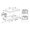 Indesit THP751WIXI1 75cm 5 Burner Gas Hob on Cast Iron Supports - Inox