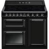 Smeg TR103IBL2 100cm Victoria Electric Range Cooker Black