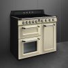 Smeg TR103IP2 100cm Victoria Electric Range Cooker Cream