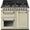 Smeg TR103P 100cm Victoria Dual Fuel Range Cooker Cream