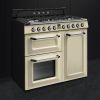 Smeg TR103P 100cm Victoria Dual Fuel Range Cooker Cream