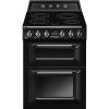 Smeg TR62IBL2 60cm Victoria Full Electric Cooker with Induction Hob In Black A Rated