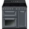 Smeg TR93IGR2 90cm Victoria Electric Range Cooker Slate Grey