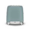 Smeg TSF01EGMUK 50's Style 2 Slice, 2 Slot Toaster Matte Emerald Green