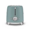 Smeg TSF01EGMUK 50's Style 2 Slice, 2 Slot Toaster Matte Emerald Green
